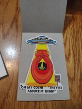 1999  Vending Machine Sticker. Alien South Mars #2. STS55