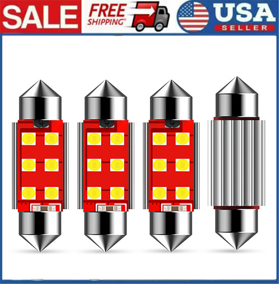AUXITO 41MM Super White 3030 6SMD LED Interior Dome Map Light Bulb Lamp For Ford