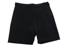 Vintage 90s Y2K Mom High Waist Stretch Yoga Dance Shorts Womens Medium Black