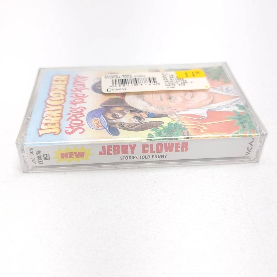 JERRY CLOWER Stories Told Funny Cassette (1993) MCA Comedy Ledbetter Salvage Co - Image 3 of 3