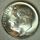 1948 S Silver Roosevelt Dime Ten Cents Coin 10c Brilliant Uncirculated BU