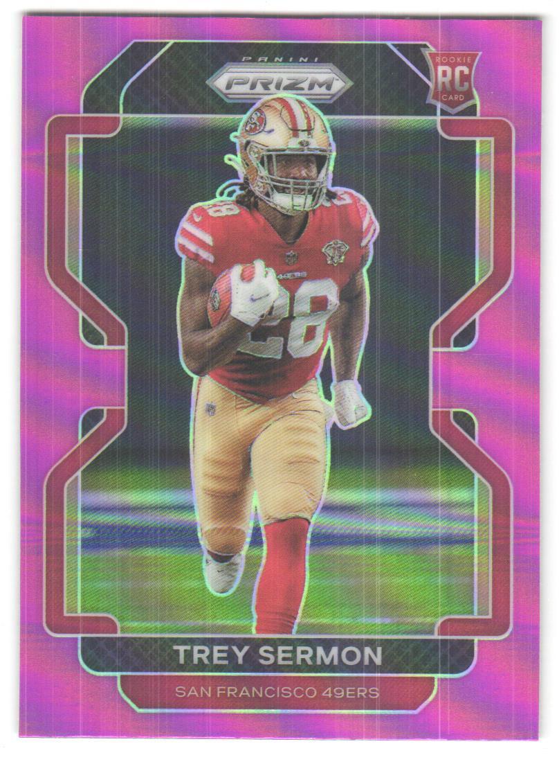 2021 Panini Prizm Trey Sermon #354 Pink RC