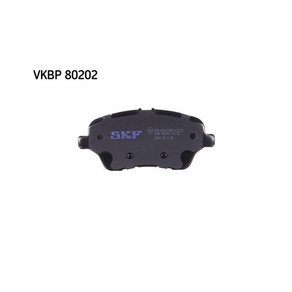 Bremsbelagsatz, Scheibenbremse SKF Vkbp 80202 FüR Ford, Vorderachse-image