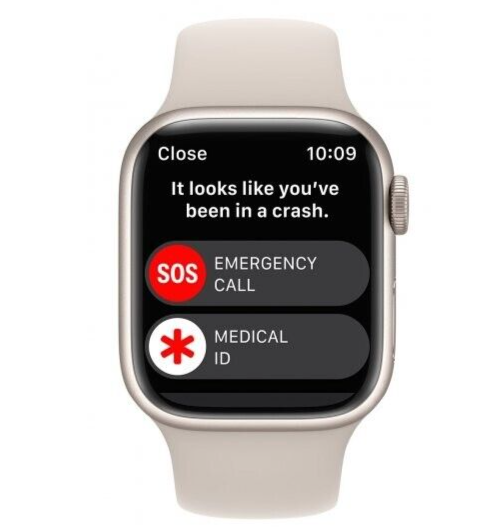 New Apple Watch Series 8 GPS/Cellular Unlocked 45mm Starlight Case