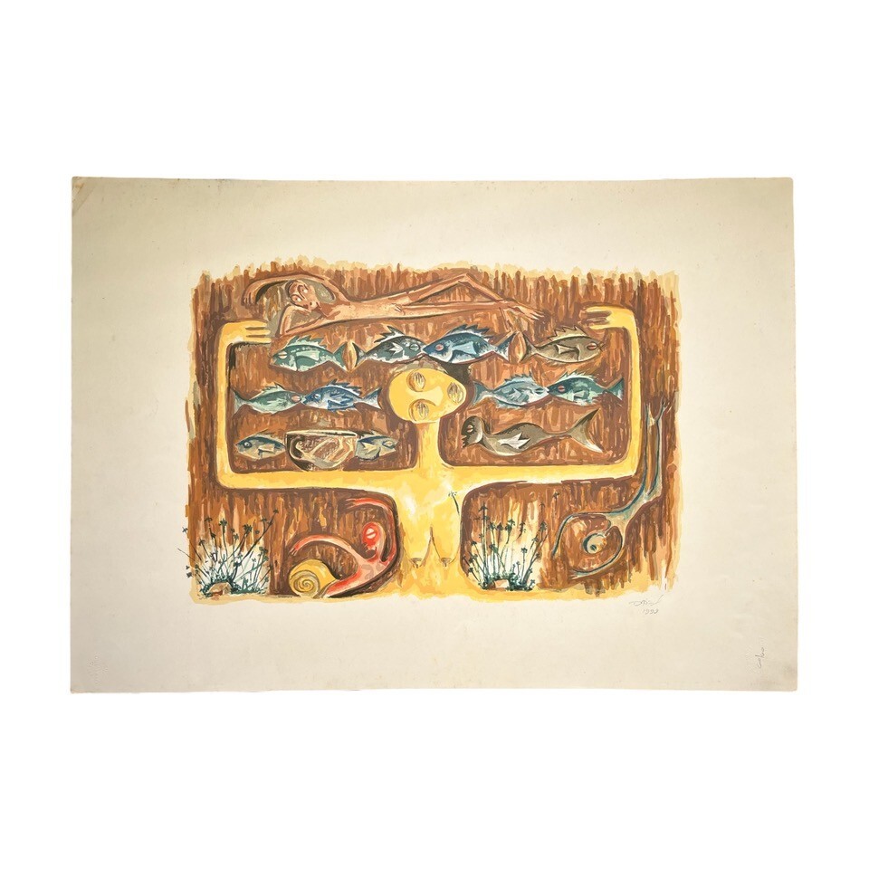 ILLEGIBLE SIGNATURE. Engraving. Serigraphy. Contemporary art.