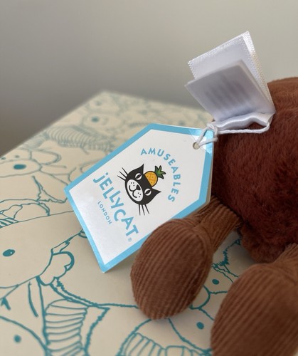 Jellycat Amuseables Coffee Bean NWT (Plush Only) Tiny! - Picture 7 of 10