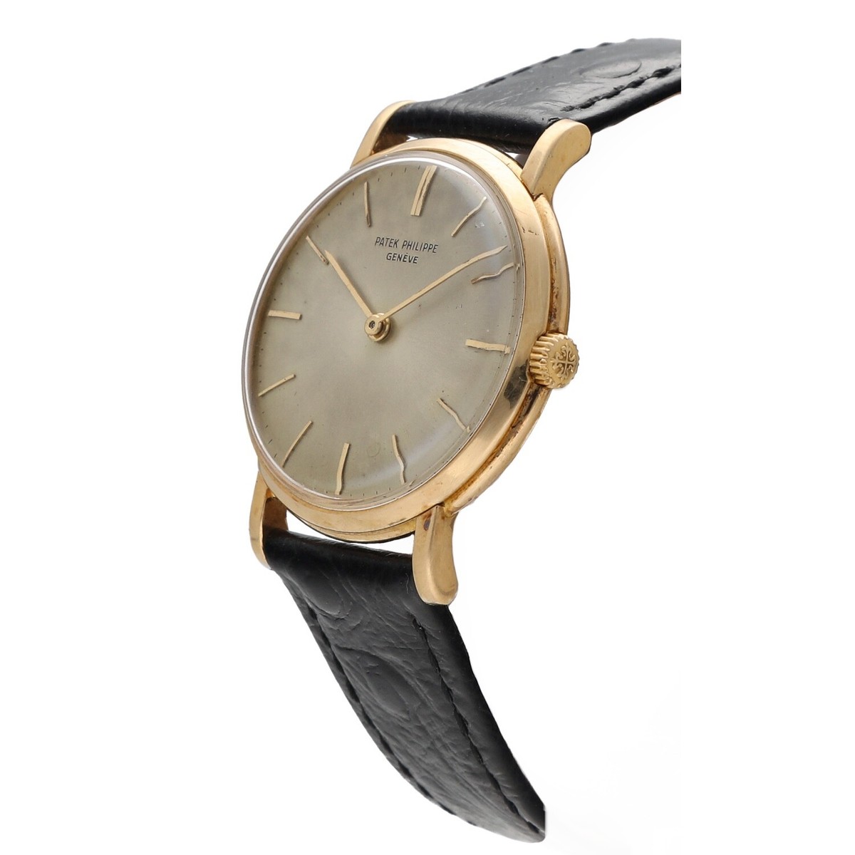 Patek Philippe 3434 Calatrava 18k Yellow Gold 35mm Leather Manual