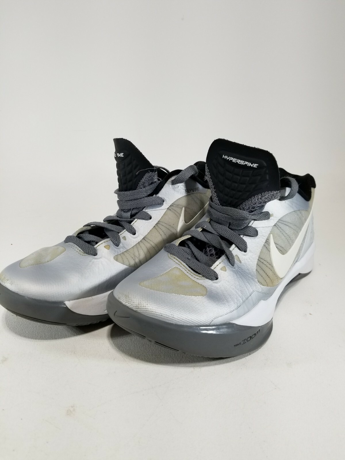 Nike Hyperspike Flywire Volleyball White Grey 585763… Gem