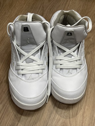 2005 Air Jordan Melo V.5 White Silver 