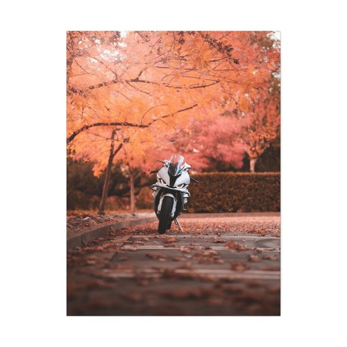 BMW Inspired S1000RR High Resolution Museum Quality Vertical Canvas Print #052 - Picture 2 of 10