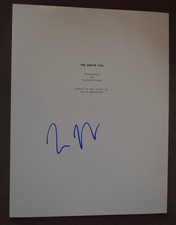 Director Tom Hooper Signed Autographed The Danish Girl Full Movie Script 