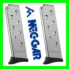 2 - Bersa Thunder .380 ACP 8 Round Magazine 8rd Nickel Mag MGBT3808N by Mec-Gar