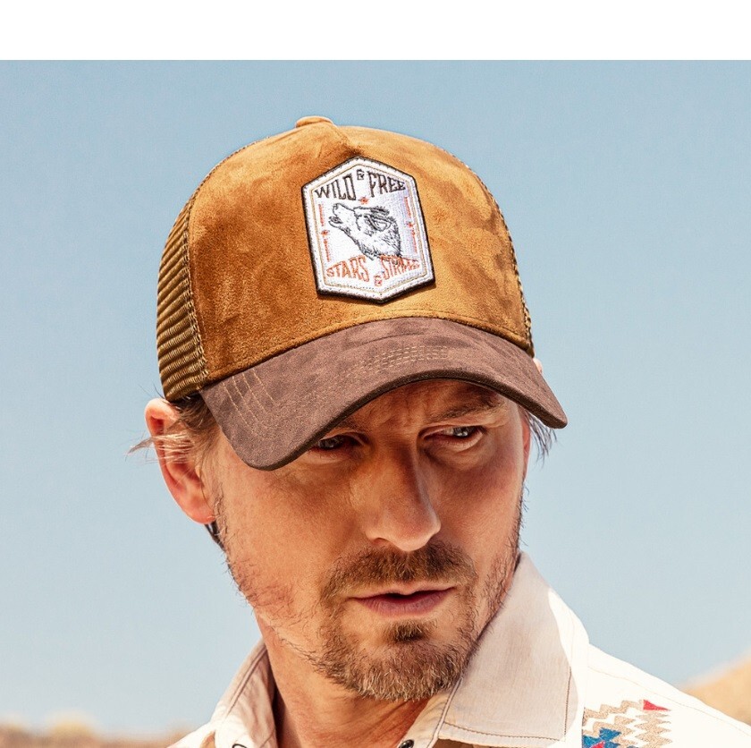 Casquette Baseball USA Country Wild Wolf Western – Neuf Avec Étiquettes