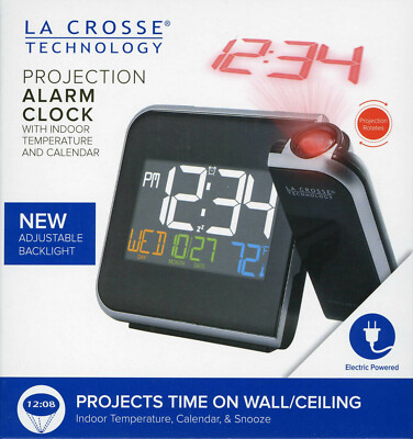 フルスペクトルLEDライト タイマー付シーンコントロール BLACK BOX La Crosse Technology Color Changing Alarm Clock with Color