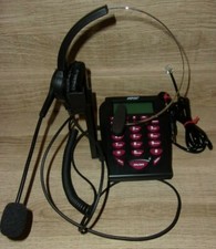 AGPtEK Corded Telephone with Headset  Dialpad for House Call Center Office