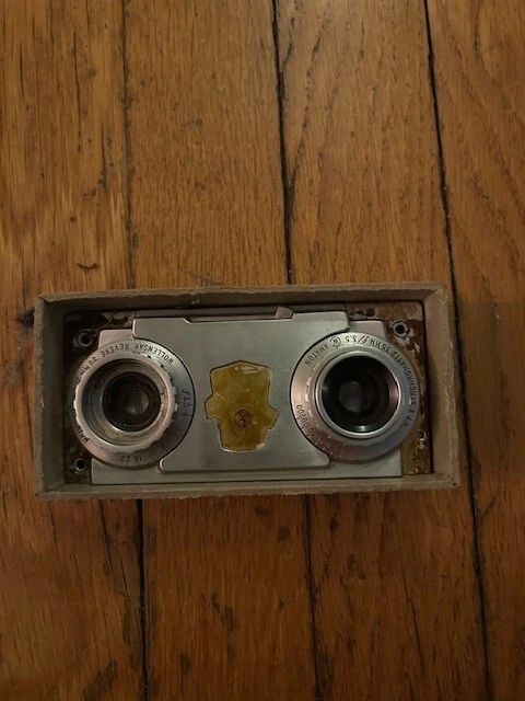 Conjunto de placa frontal estéreo Wollensak Revere 35 mm f/3,5 Foto 3 de 4