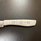 Vintage Ekco Vanadium Carving Knife Dutch Blue Tulip Handle 8" Hollow Ground — photo 2