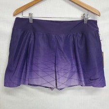 Nike Womens Skort Purple Print 801615-533 Maria Sharapova Tennis Size XL Womens