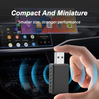 2 in 1 Auto Car Play Wireless Carplay Adapter & Android Auto Wireless Adapter