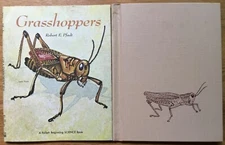 VG 1966 HC in a DJ First Edition Grasshoppers Robert Pfadt Follett Science book