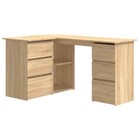 Corner Desk Chipboard Home Office Computer Study Table Multi Colours NEW