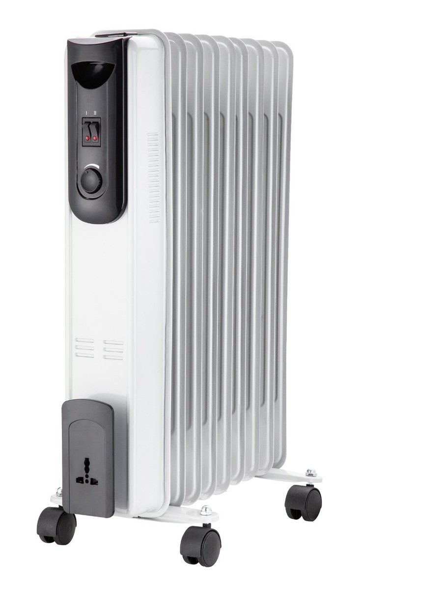 Portable Fin 2000w Electric OIL FILLED RADIATOR Heater With