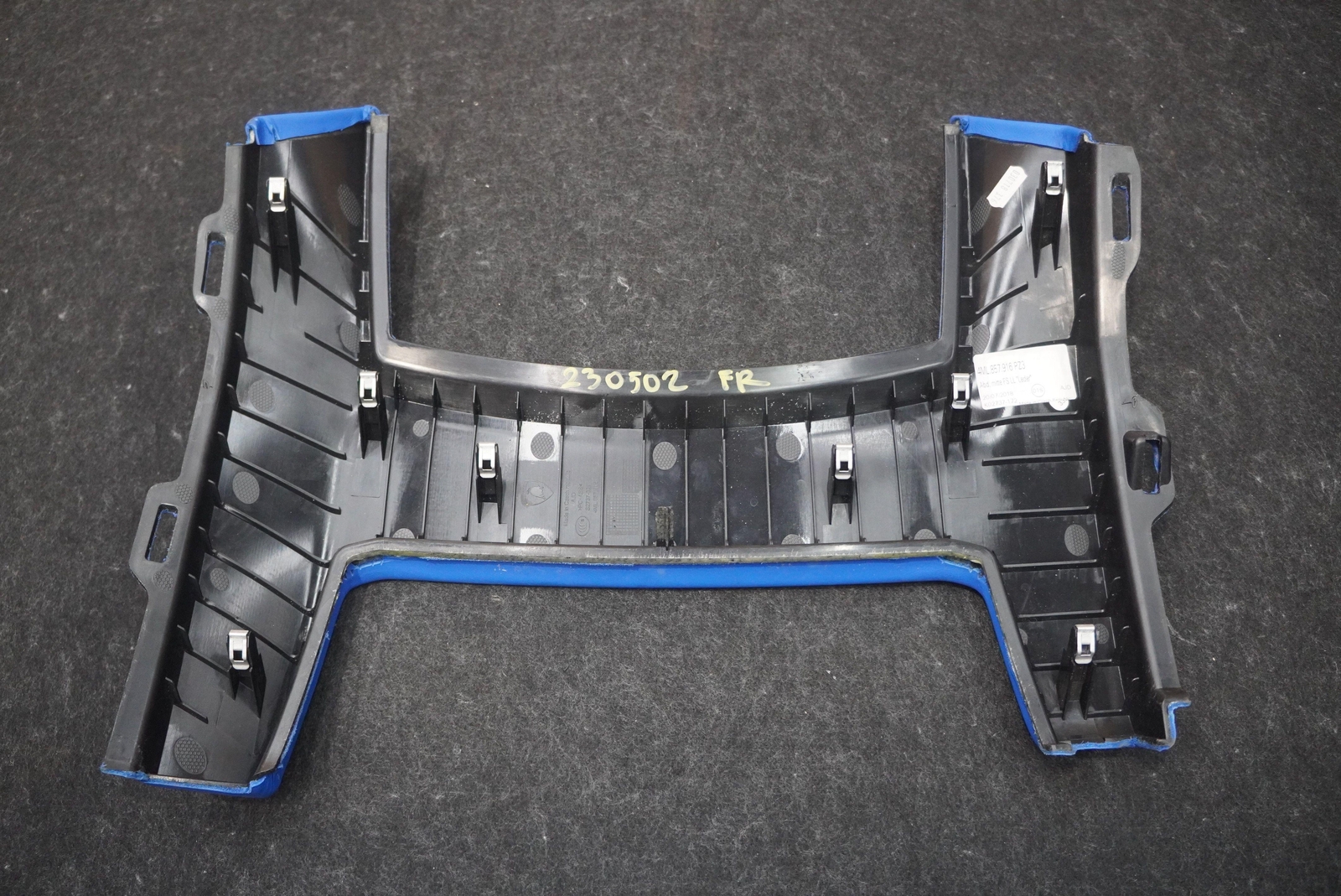Center Dash Lower Cover Trim Panel Blue Leather 4ML857916 Lamborghini Urus 2019