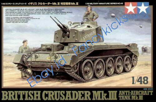 TAMIYA 32546 Escala 1/48 CRUSADER MK III ANTI AVIÓN Kit Modelo Plástico - Imagen 2 de 3