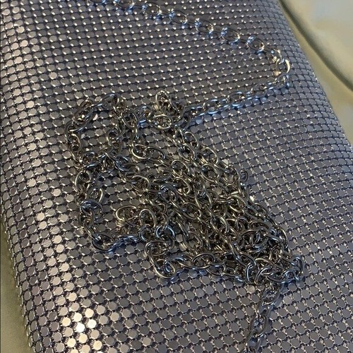 Silver Chain Crossbody Clutch - Picture 12 of 12