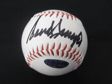 President Donald Trump Signed Baseball