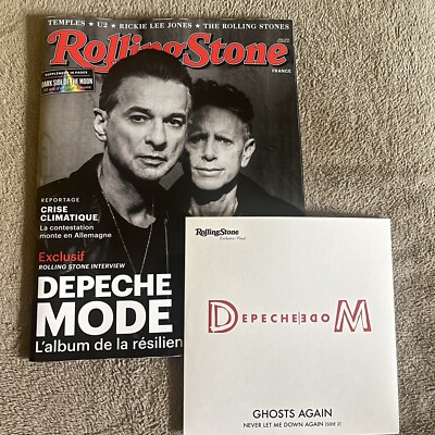 DEPECHE MODE ''GHOST AGAIN'' 7'' FRANZÖSISCHES ROLLING STONE MAG + KOSTENLOSE MAGIE! 2001 MAG