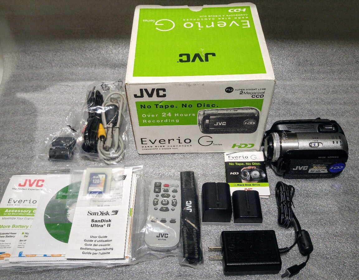 JVC Everio GZ-MG77 (30 GB) Hard Drive Camcorder | eBay Stock photo