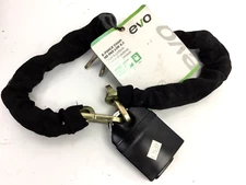 EVO E-Force Chain HD Pad Lok 8.3 Bicycle Motorcycle Heavy Duty Chain & Padlock