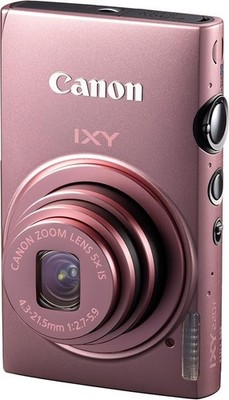 Canon IXY 220F Digital Camera Pink 12.1MP 10x Zoom Wi-Fi Tested