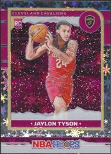 2024-25 NBA Hoops Winter - Jaylon Tyson RC - Snowflake Silver Prizm - 250