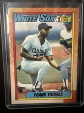 1990 Topps - Frank Thomas #414 Name on Front (RC)