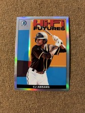2022 Bowman Hi-Fi Futures C.J. Abrams #HIFI-8 (RC) Nationals, Padres