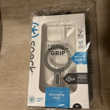 **NEW** APPLE IPHONE 16 PRO SPECK PRESIDO PERFECT CLEAR GRIP/MAGSAFE/CLICK LOCK 