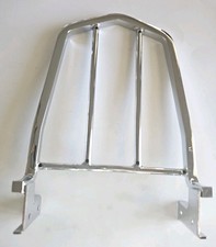 OEM Yamaha V STAR 650 1100 Billet Rear Luggage Rack Chrome Passenger Backrest 