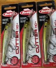 3 Berkley Cutter 110 Deep Suspending Jerkbaits Tennessee Vapor