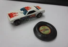 Original 1971 Redline Hot Wheels SNAKE II Don Prudhomme w/ Button (White)