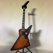 electric guitar explorer sunburst bone nut gold hardware rosewood fretboard