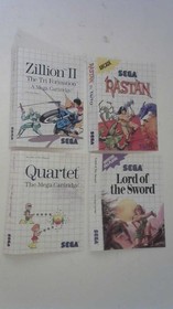 8 genuine replacement labels for Sega Master System boxes