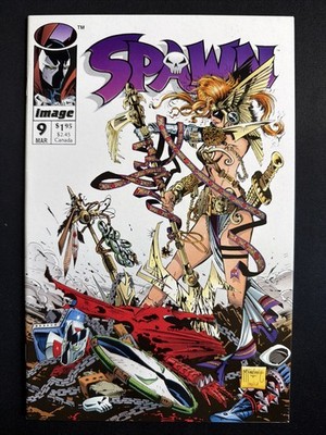 Spawn #9 1993 Image Comics 1st Print Todd Mcfarlane Low Print VF