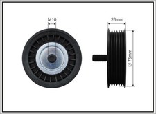 500080 Caffaro Idler/Guide Pulley, V-ribbed Belt for Dacia Mercedes-Benz N