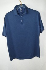 Hart Schaffner Marx Mens Blue SS polo shirt  Large