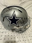 CeeDee Lamb Dak Prescott Dallas Cowboys Signed Helmet Fanatics Authentic
