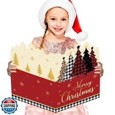 Jumbo Merry Christmas Greeting Cards With Envelope Decoration Ext