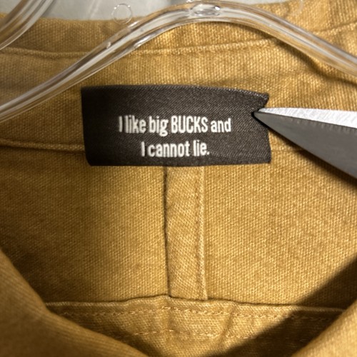 NWT Legendary Whitetails Tough As Buck Chamois Button Up Yellow Sz 3XL Durable - Picture 9 of 18