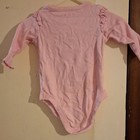 Garanimals Pink 100% Cotton Knit Graphic Ruffle Snap Bodysuit 0-3M — photo 5
